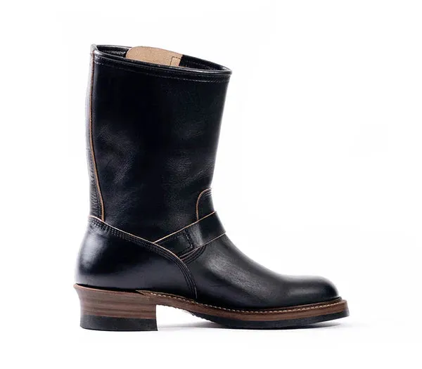 (Pre-Order FW25) John Lofgren Wabash Engineer Boots - Horween CXL Black sold by Franklin and Poe product image thumbnail 5