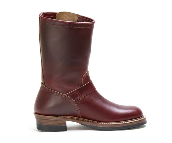 (Pre-Order FW25) John Lofgren Wabash Engineer Boots - Horween CXL Burgundy sold by Franklin and Poe product image thumbnail 4