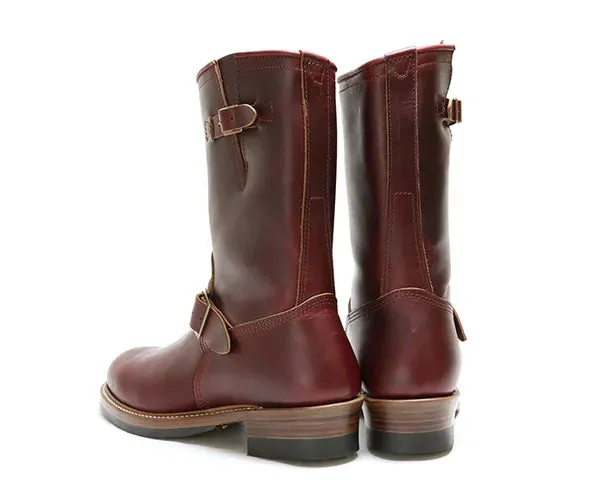 (Pre-Order FW25) John Lofgren Wabash Engineer Boots - Horween CXL Burgundy sold by Franklin and Poe product image thumbnail 5