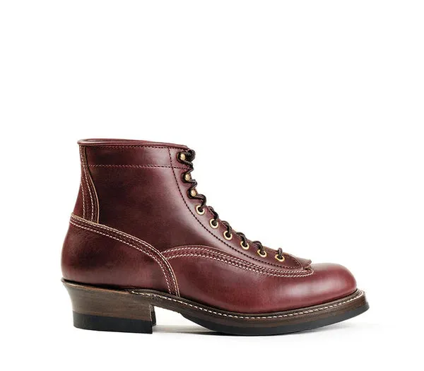 (Pre-Order FW25) John Lofgren Donkey Puncher Boots - Horween CXL Burgundy sold by Franklin and Poe product image thumbnail 5