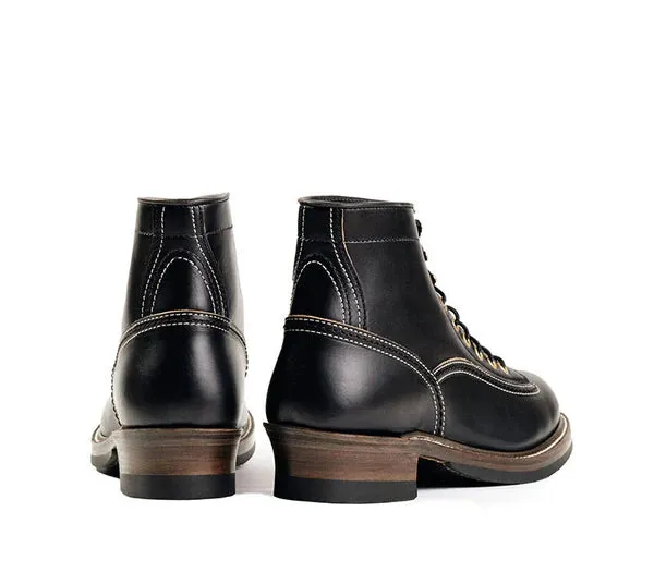 (Pre-Order FW25) John Lofgren Donkey Puncher Boots - Horween CXL Black sold by Franklin and Poe product image thumbnail 5