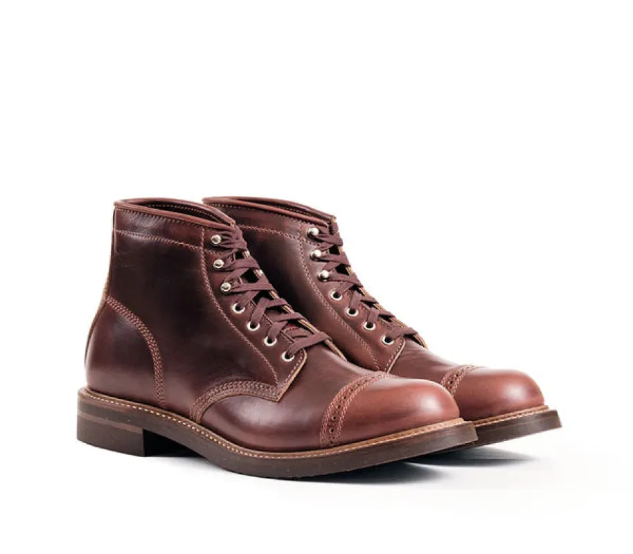 (Pre-Order FW25) John Lofgren Combat Boot - Horween Leather CXL Timber sold by Franklin and Poe