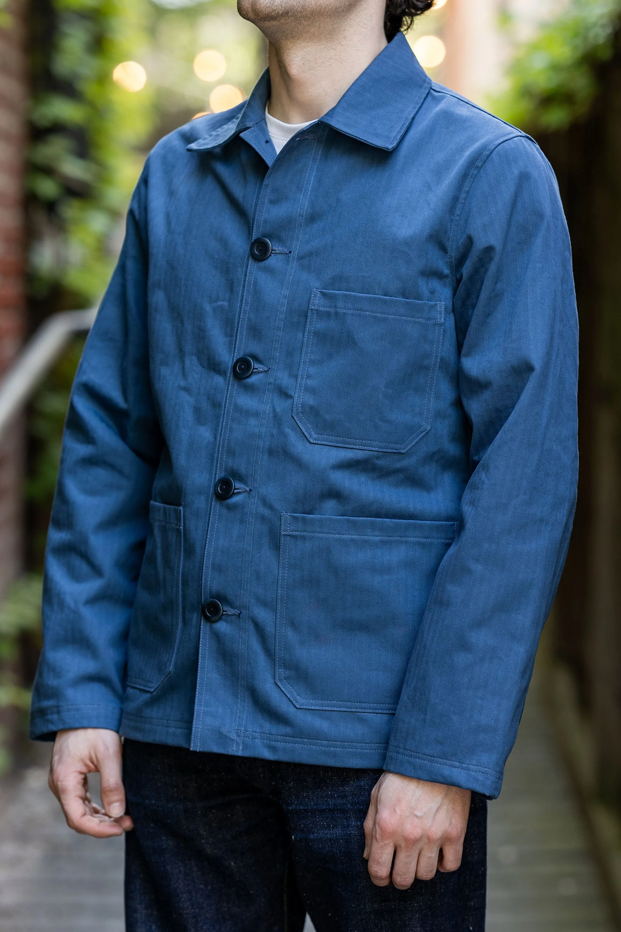 Dehen 1920 Chore Coat - Mock Blue sold by Franklin and Poe product image thumbnail 2