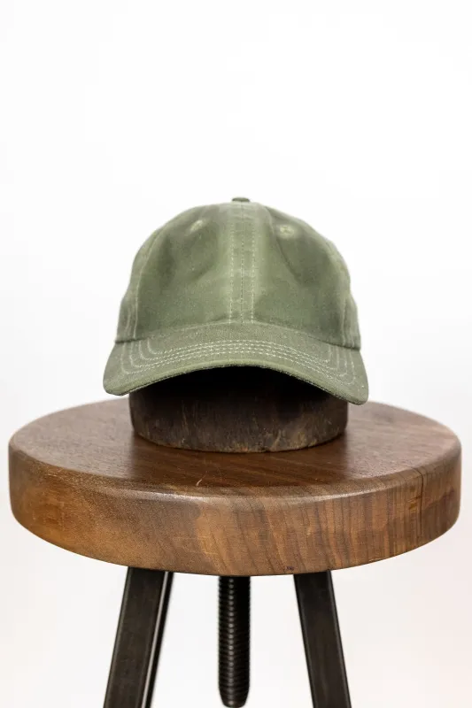 Dehen 1920 Waxed Baseball Hat - Light Moss sold by Franklin and Poe