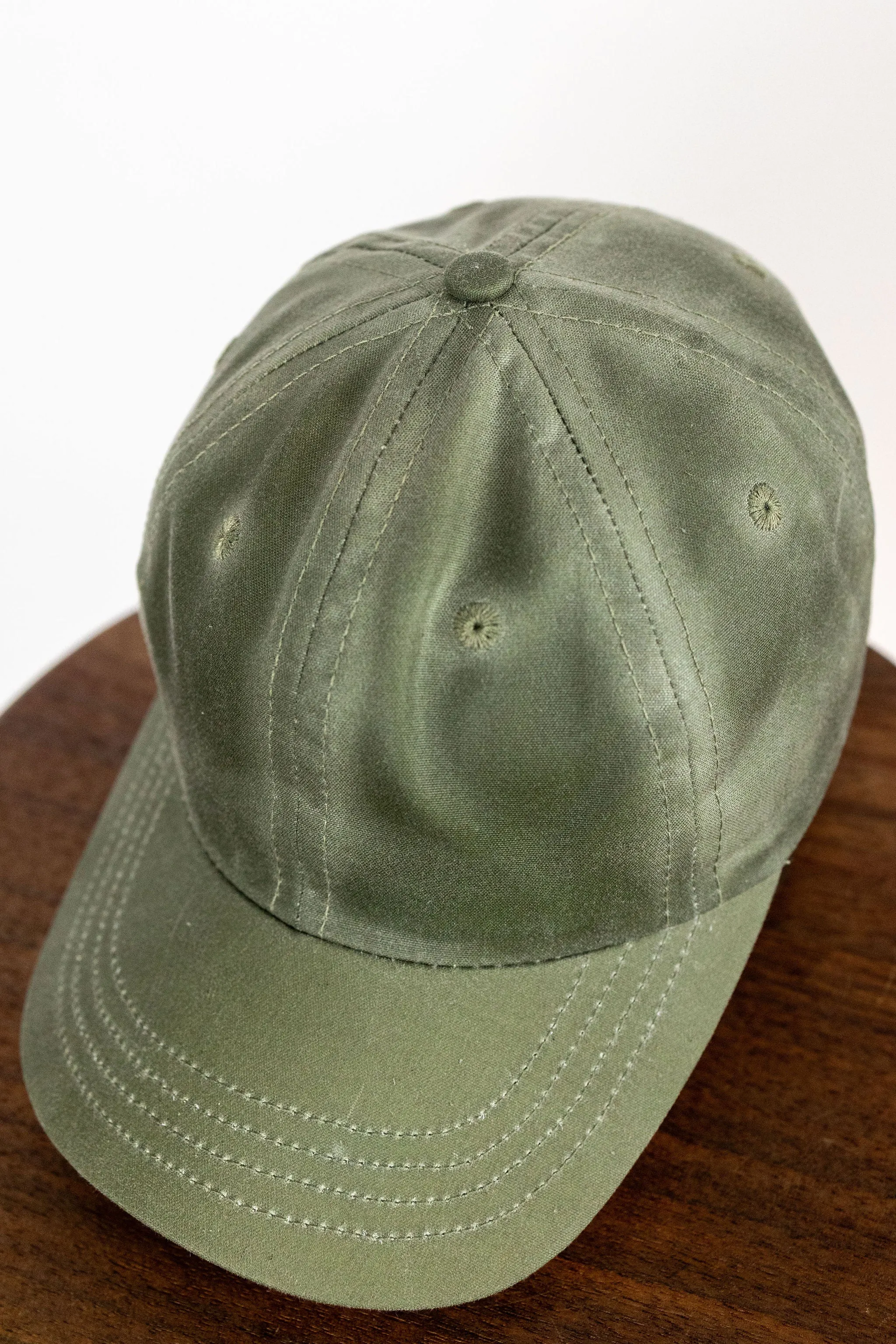 Dehen 1920 Waxed Baseball Hat - Light Moss sold by Franklin and Poe product image thumbnail 4