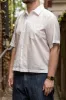 Merz b. Schwanen SHIRT09LP Light Organic Cotton Poplin - White sold by Franklin and Poe