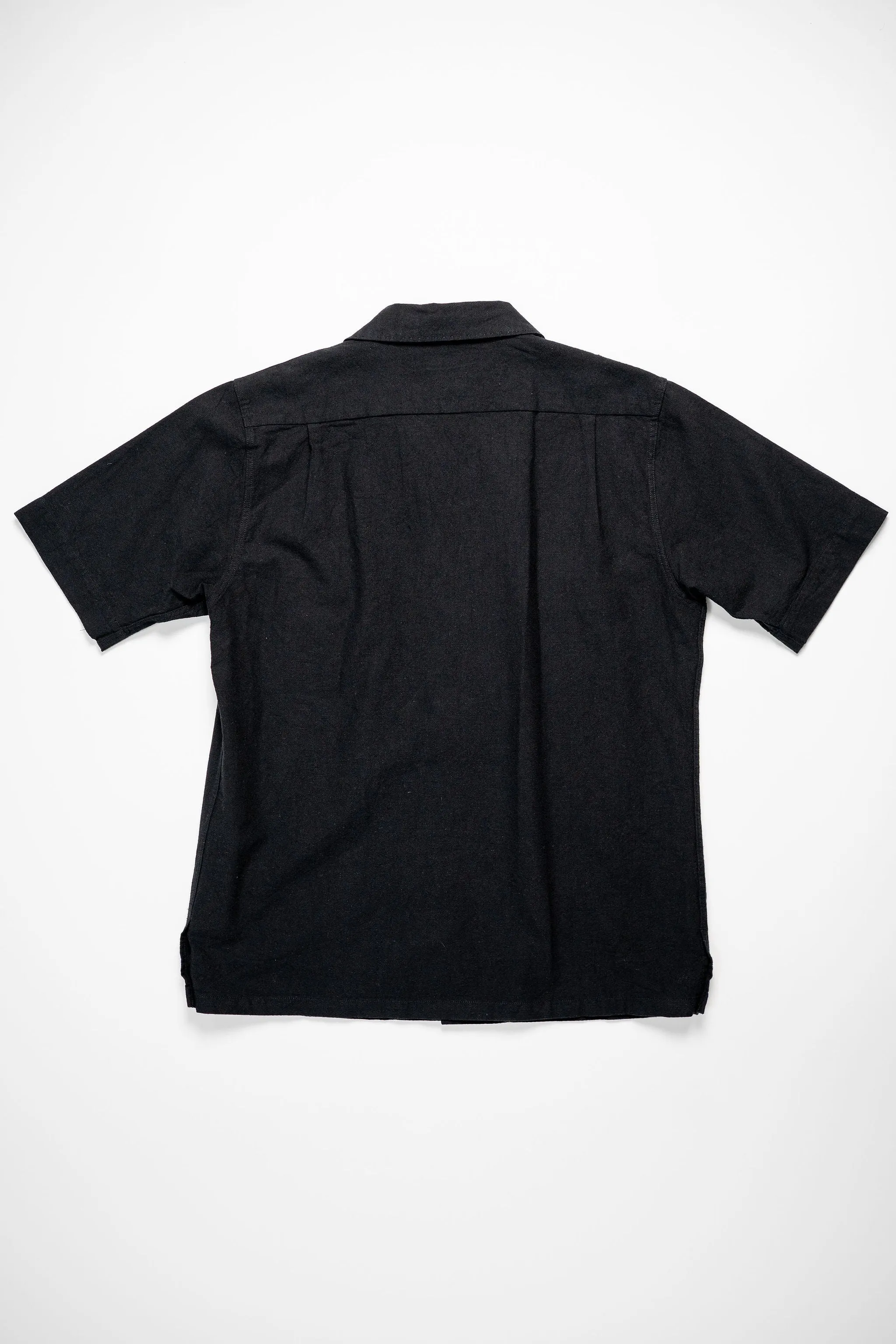 Seuvas Open Necked Short Sleeve - Black sold by Franklin and Poe product image thumbnail 5