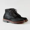 (Pre-Order FW25) Alden 86065H Plain Toe Boot - Earth Chamois Reverse sold by Franklin and Poe