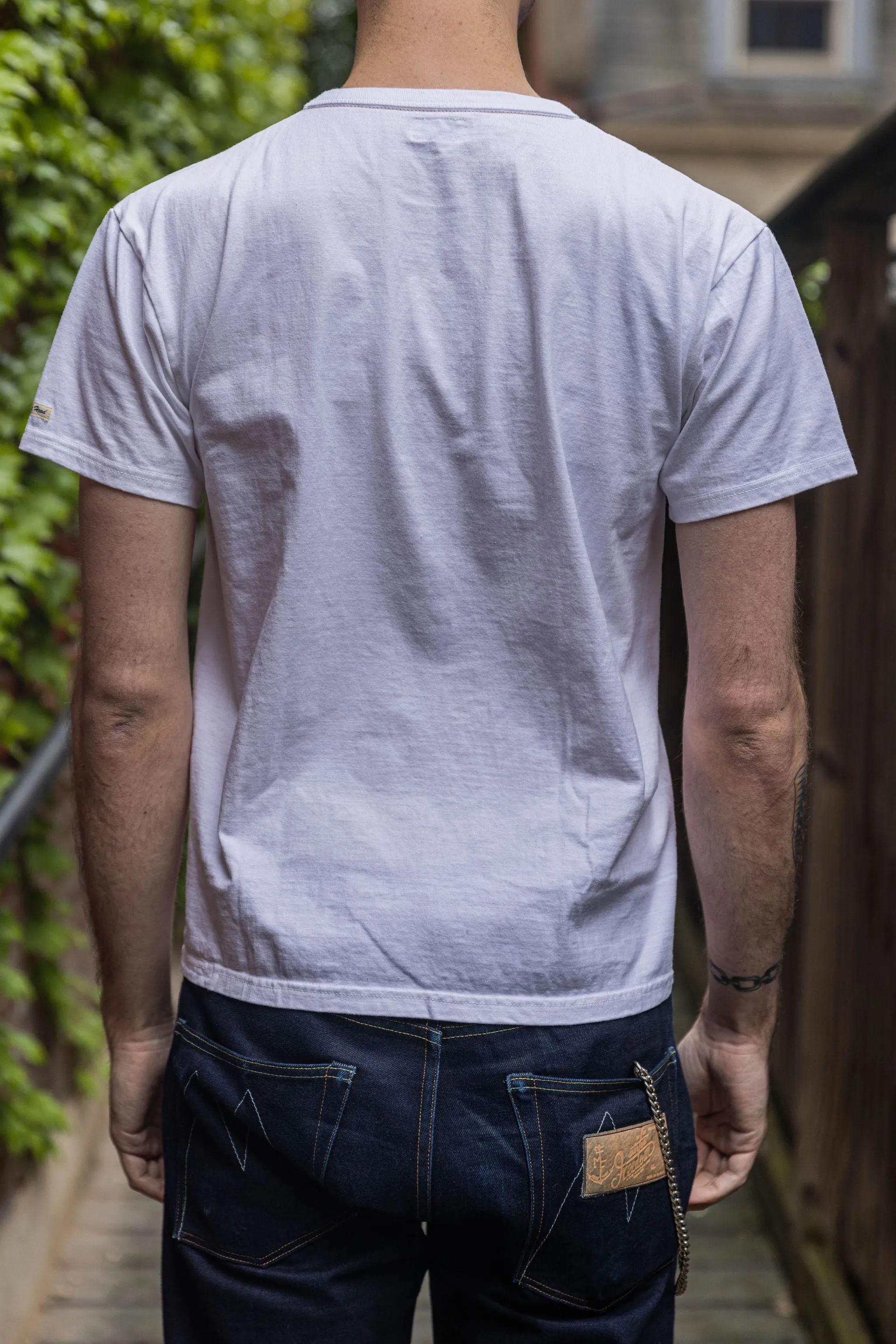 The Flat Head THC Plain T-Shirt - White sold by Franklin and Poe product image thumbnail 2