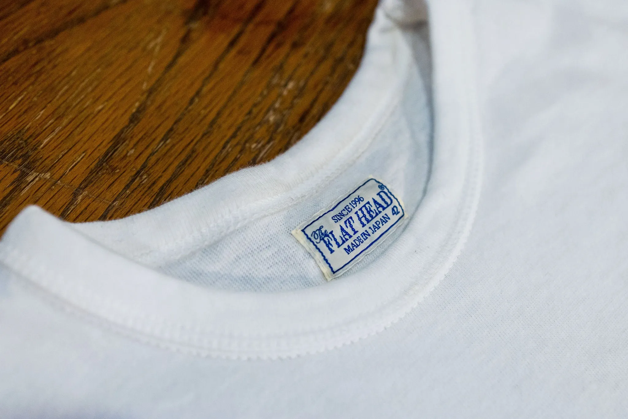 The Flat Head THC Plain T-Shirt - White sold by Franklin and Poe product image thumbnail 3