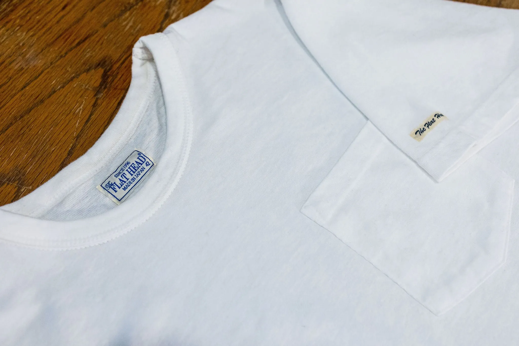 The Flat Head THC Plain T-Shirt - White sold by Franklin and Poe product image thumbnail 4