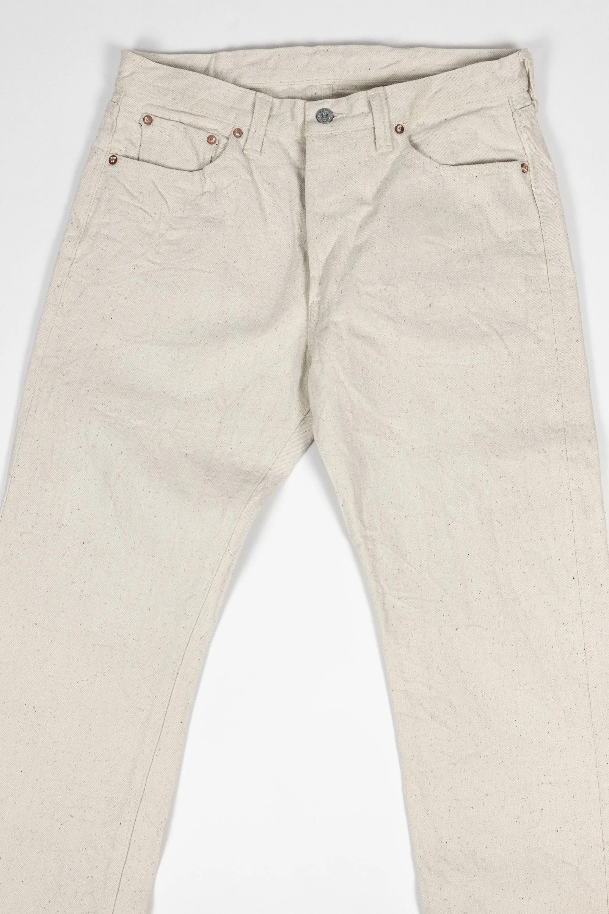 Samurai S710SC-KI Slim Straight - 18oz Japanese Cotton Made Ecru Jeans sold by Franklin and Poe product image thumbnail 4