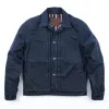 Freenote Cloth Waxed Riders Jacket - Navy sold by Franklin and Poe