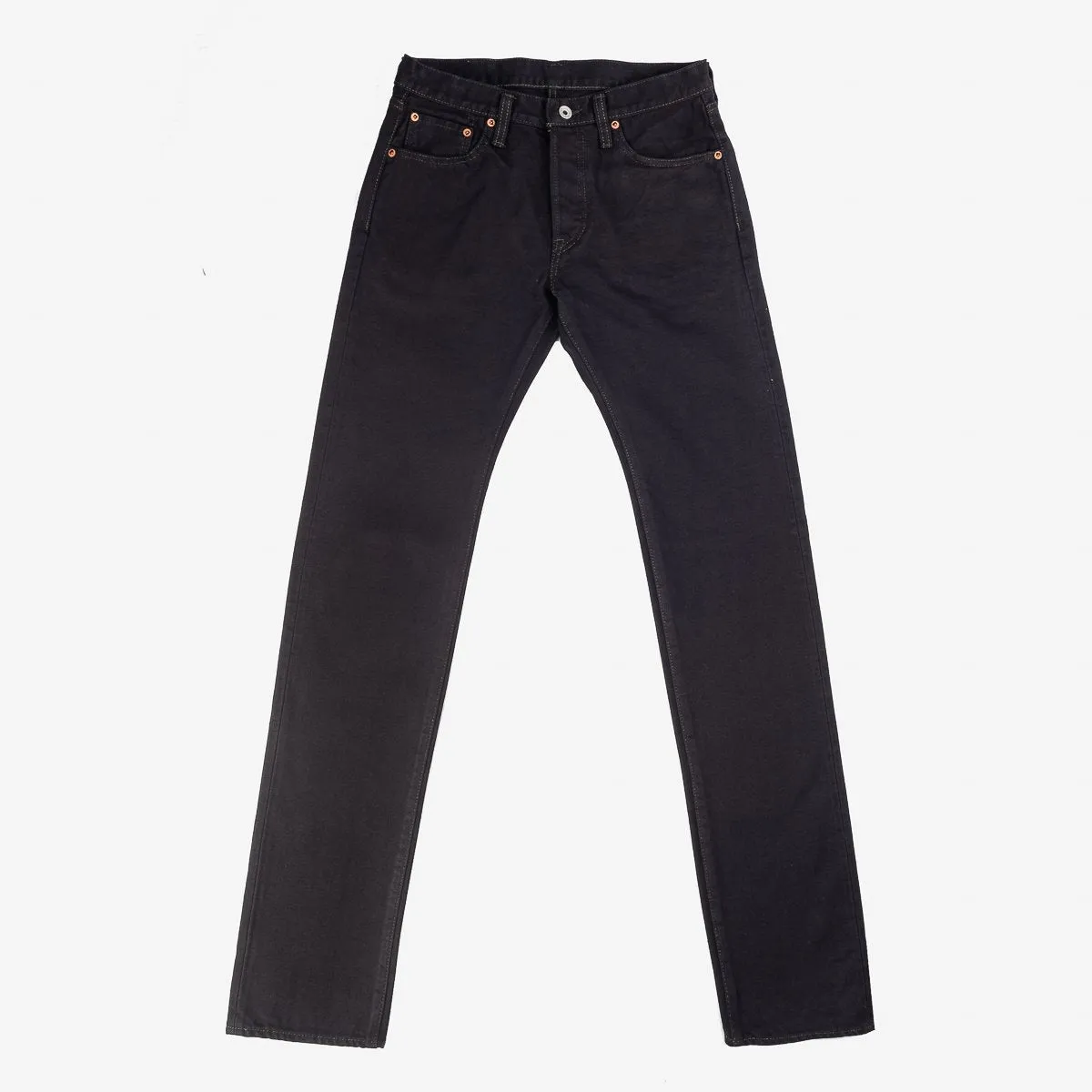 Iron Heart IH-777S-142mb 14oz Selvedge Denim Slim Tapered - Mad Black sold by Franklin and Poe product image thumbnail 4