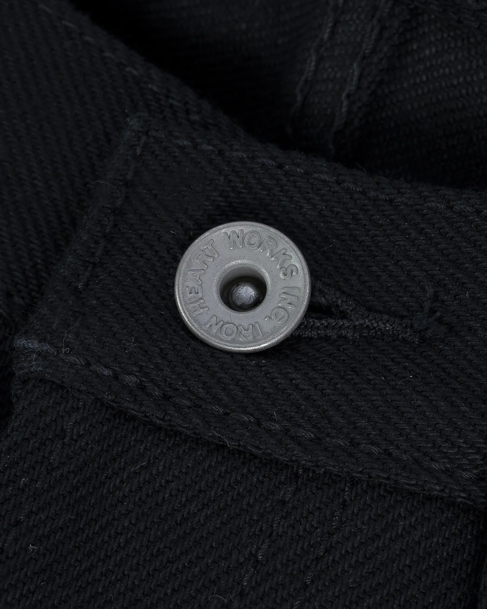 Iron Heart IH-555S-SB 21oz Selvedge Denim Super Slim Cut Jeans - Superblack Non-Fade sold by Franklin and Poe product image thumbnail 3