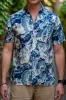 Freenote Cloth Hawaiian - Ice Tiger sold by Franklin and Poe