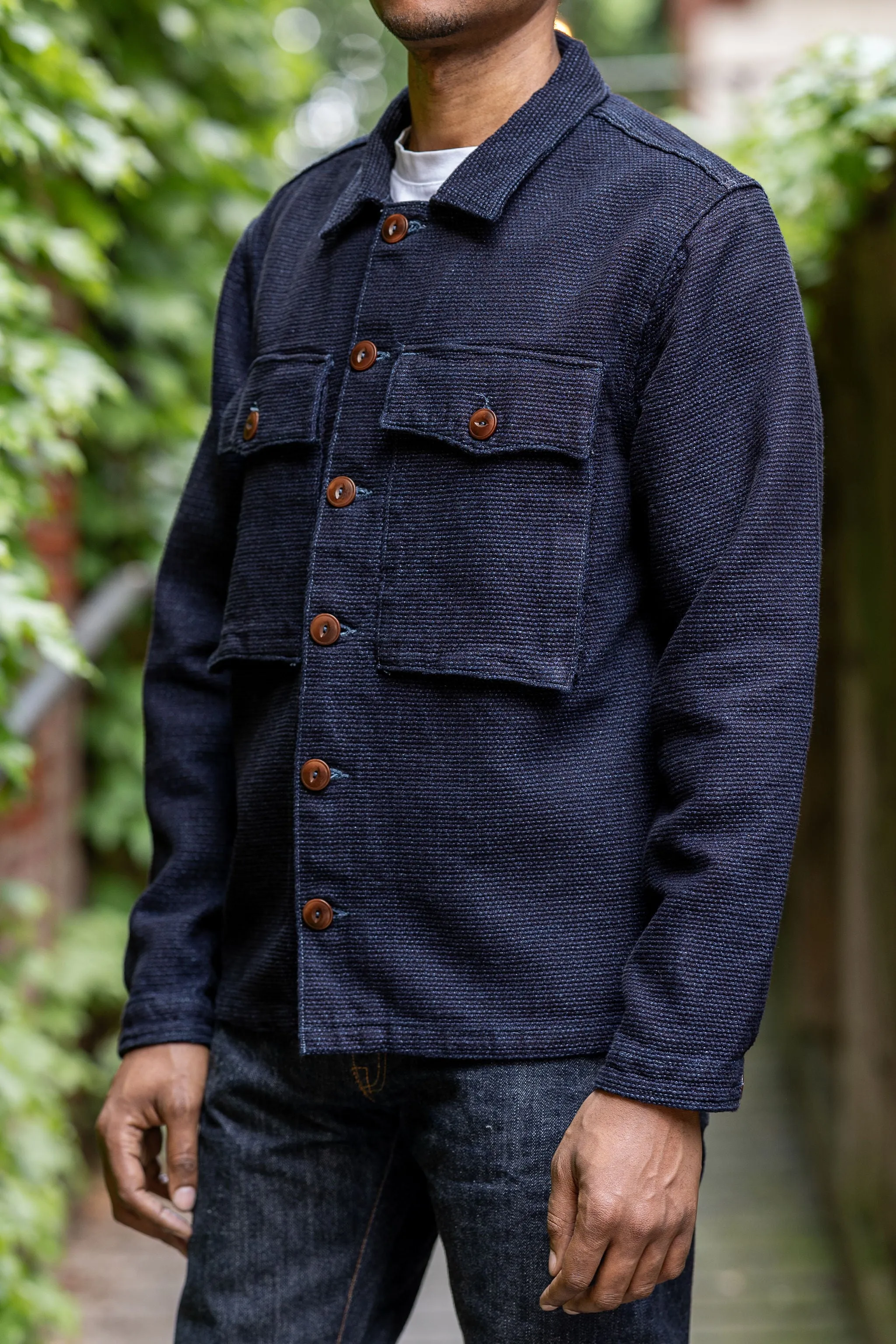 Freenote Cloth Midway - Indigo Sashiko sold by Franklin and Poe product image thumbnail 2