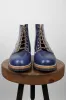 Oldspeed MFG x F&P "Keystone Boondocker Boot" - Navy Traditional Harness sold by Franklin and Poe