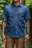 Freenote Cloth Bodie S/S - Vintage Blue Denim sold by Franklin and Poe