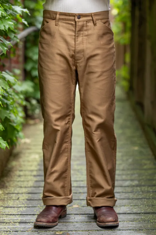 Freenote Cloth Benton Pant - Khaki made by Freenote Cloth