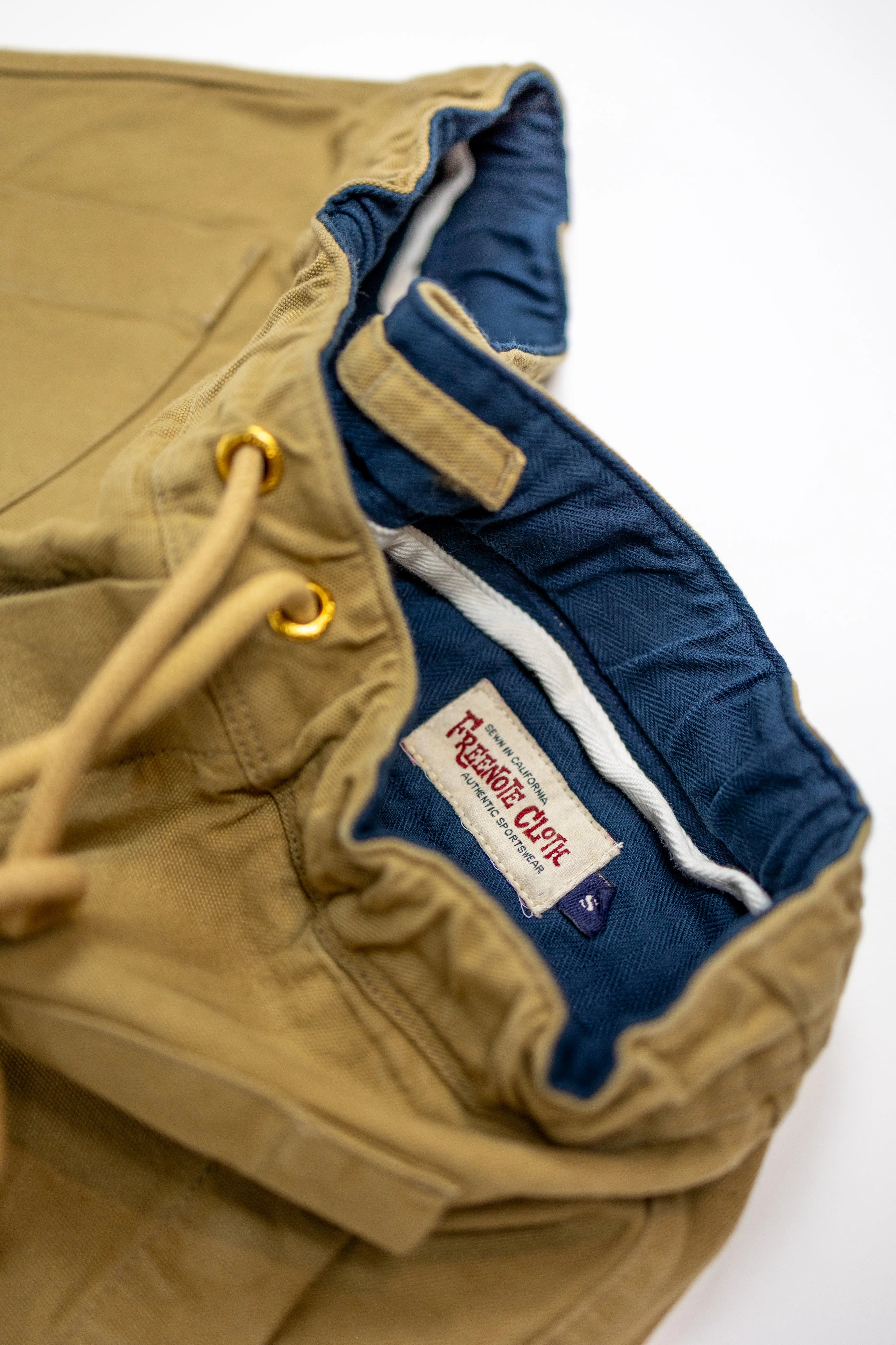 Freenote Cloth Deck Shorts - Khaki sold by Franklin and Poe product image thumbnail 5