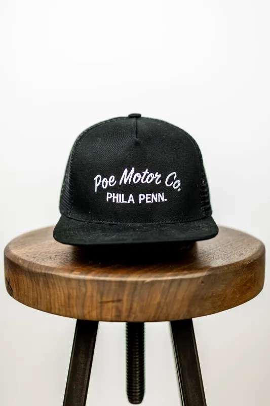 Poe Motor Co. Trucker - White made by Franklin and Poe