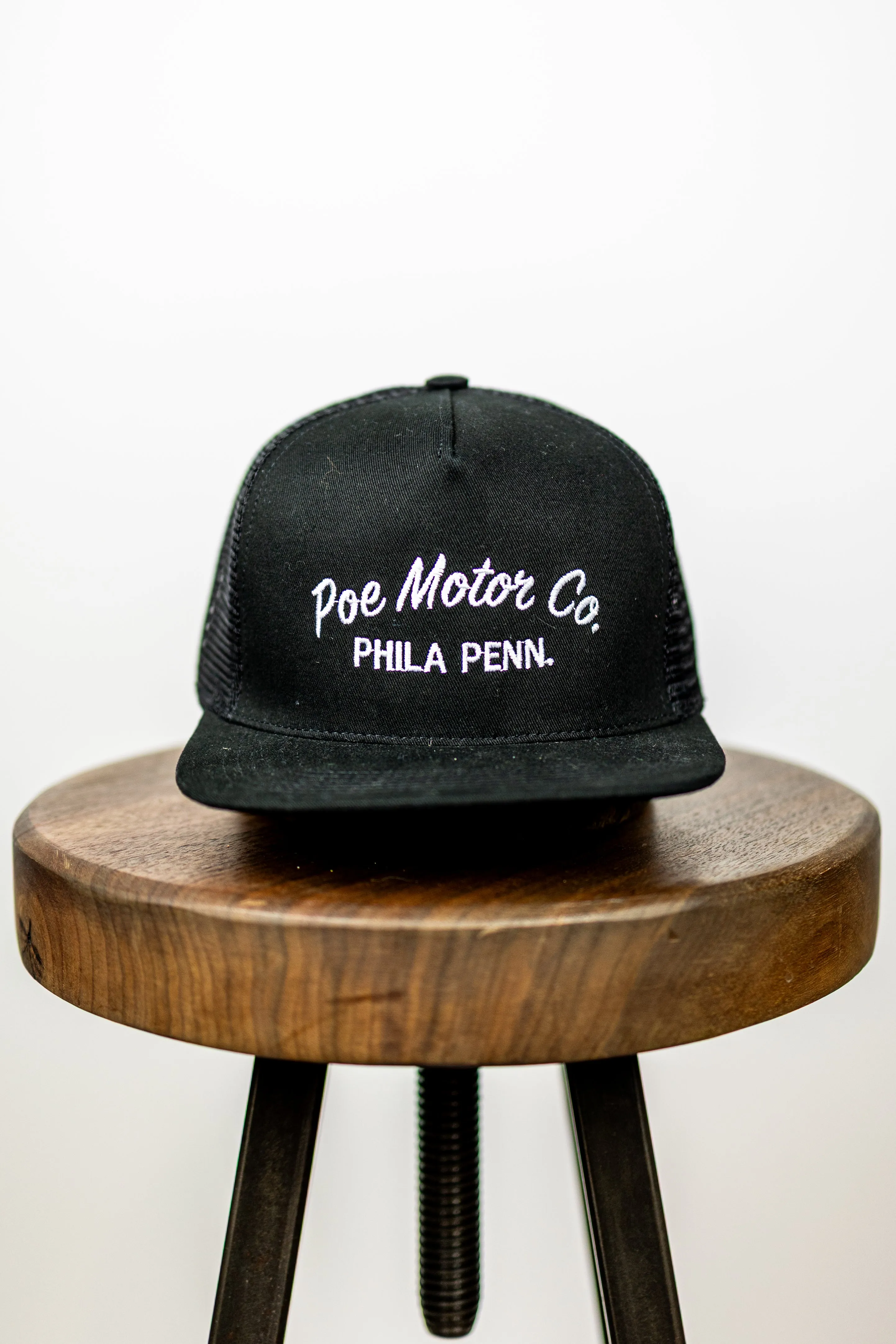 Poe Motor Co. Trucker - White sold by Franklin and Poe
