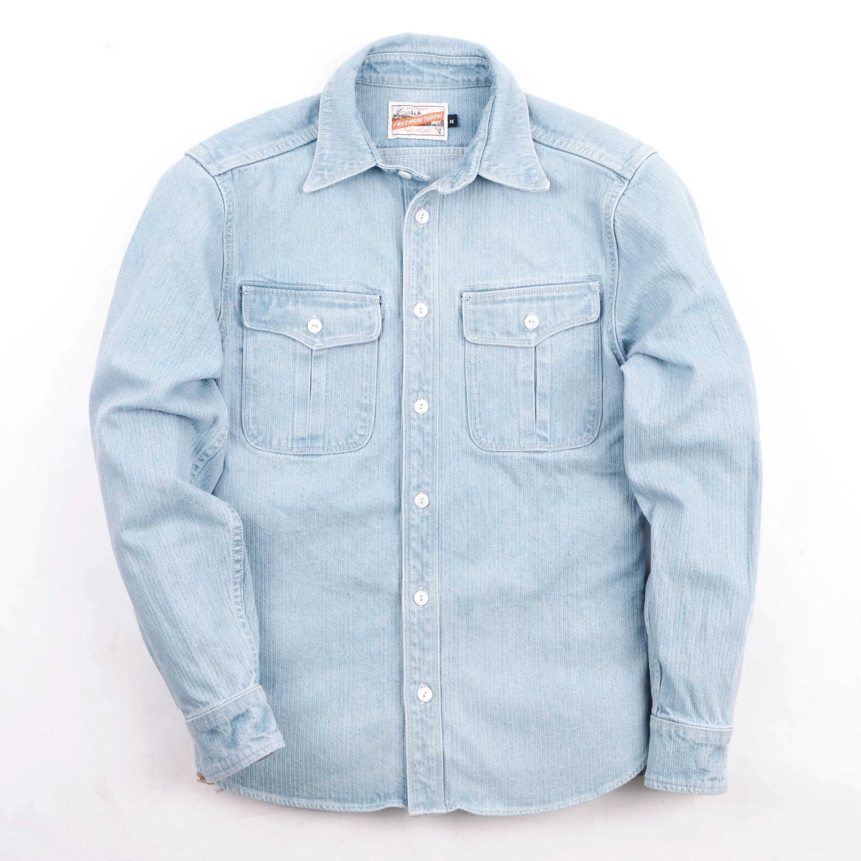 Freenote Cloth Rancho - Bleach Indigo Cord sold by Franklin and Poe product image thumbnail 4