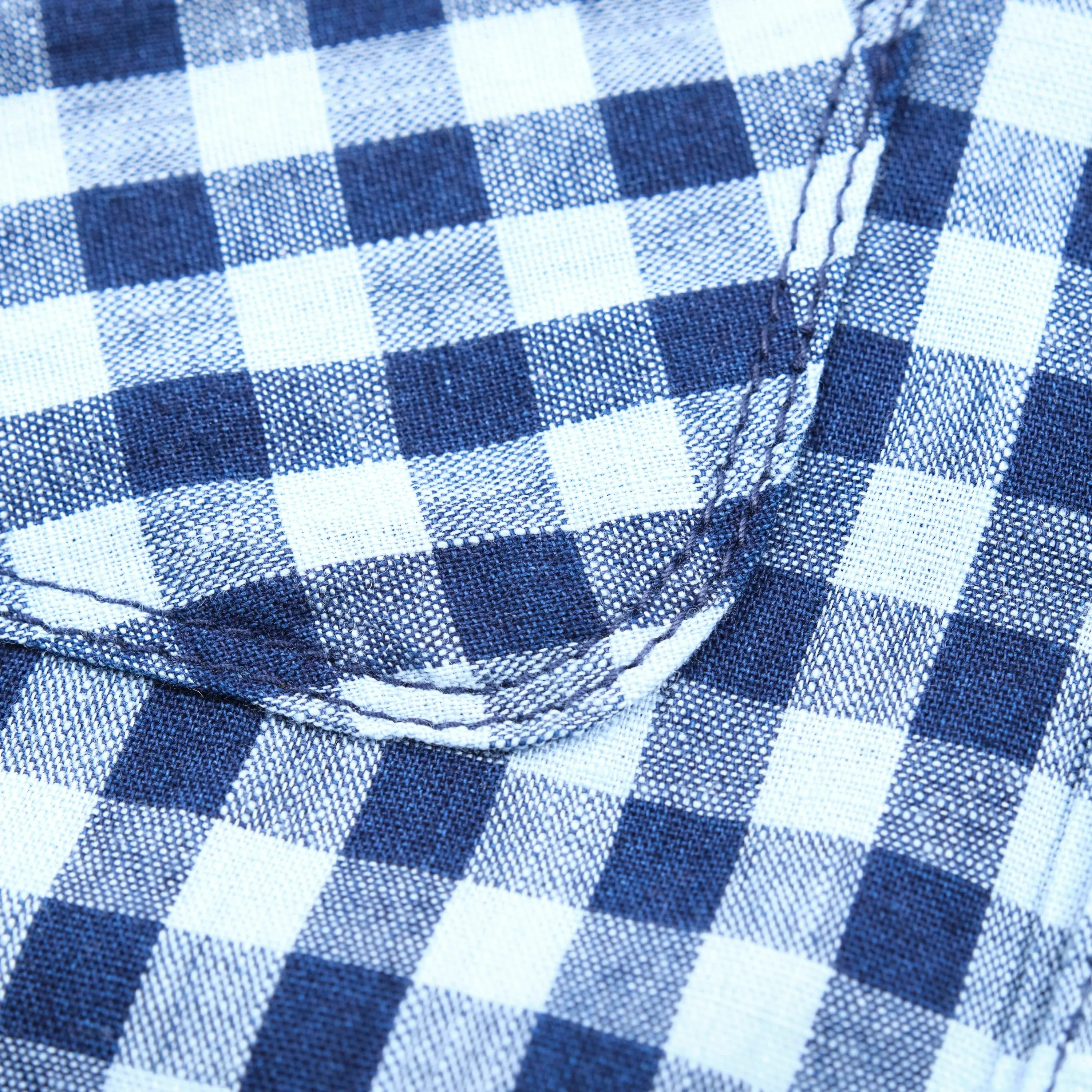 Freenote Cloth Wells - Indigo Gingham sold by Franklin and Poe product image thumbnail 5