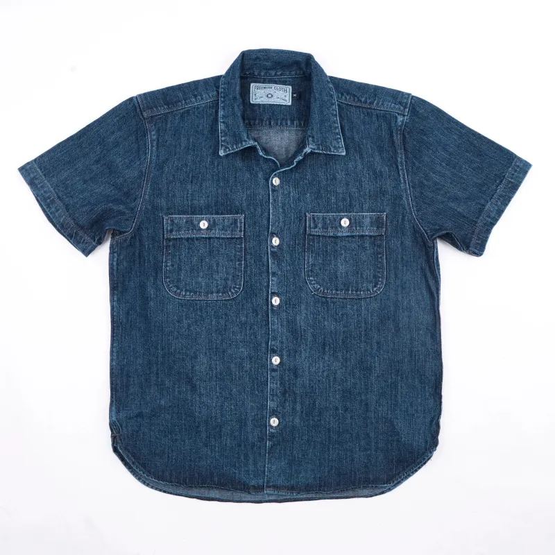 Freenote Cloth Dayton - Indigo sold by Franklin and Poe