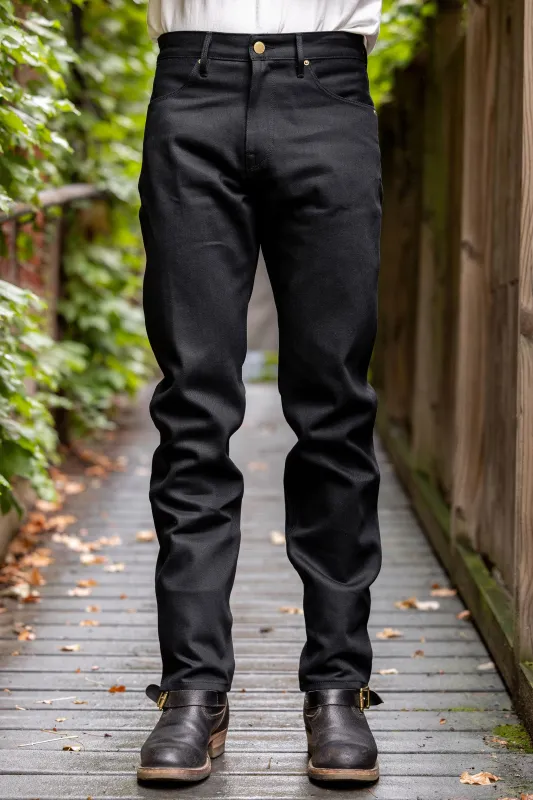 Freenote Cloth Wilkes - 14oz Aces High Black Denim sold by Franklin and Poe