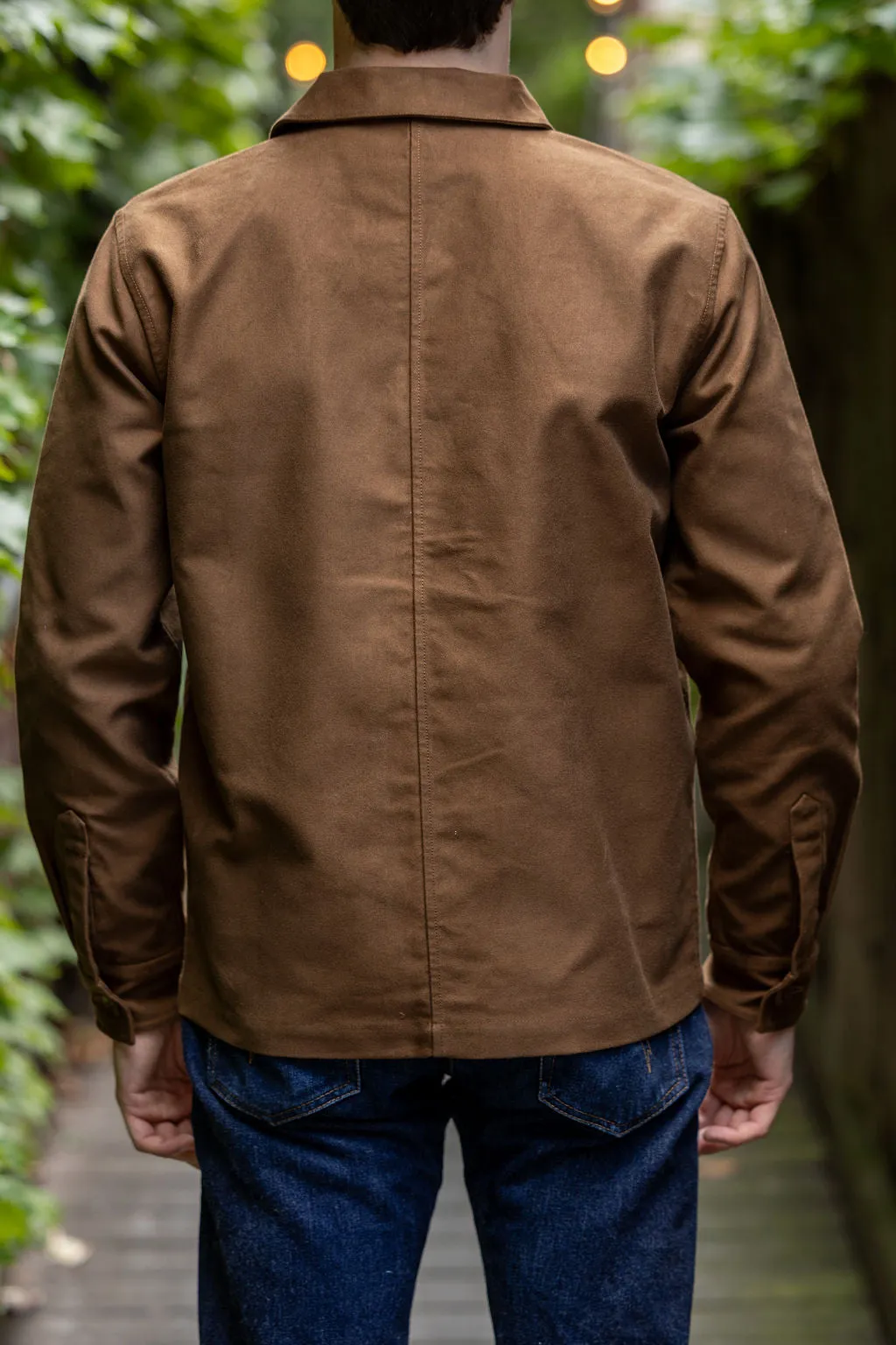 3sixteen French Work Jacket - Brown Moleskin sold by Franklin and Poe product image thumbnail 3