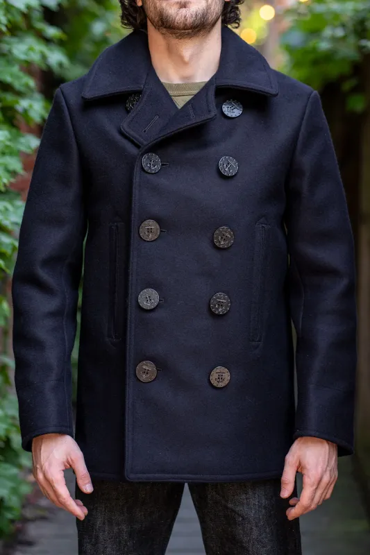 Buzz Rickson's BR11554 Pea-Coat “Naval Clothing Factory” - Navy sold by Franklin and Poe