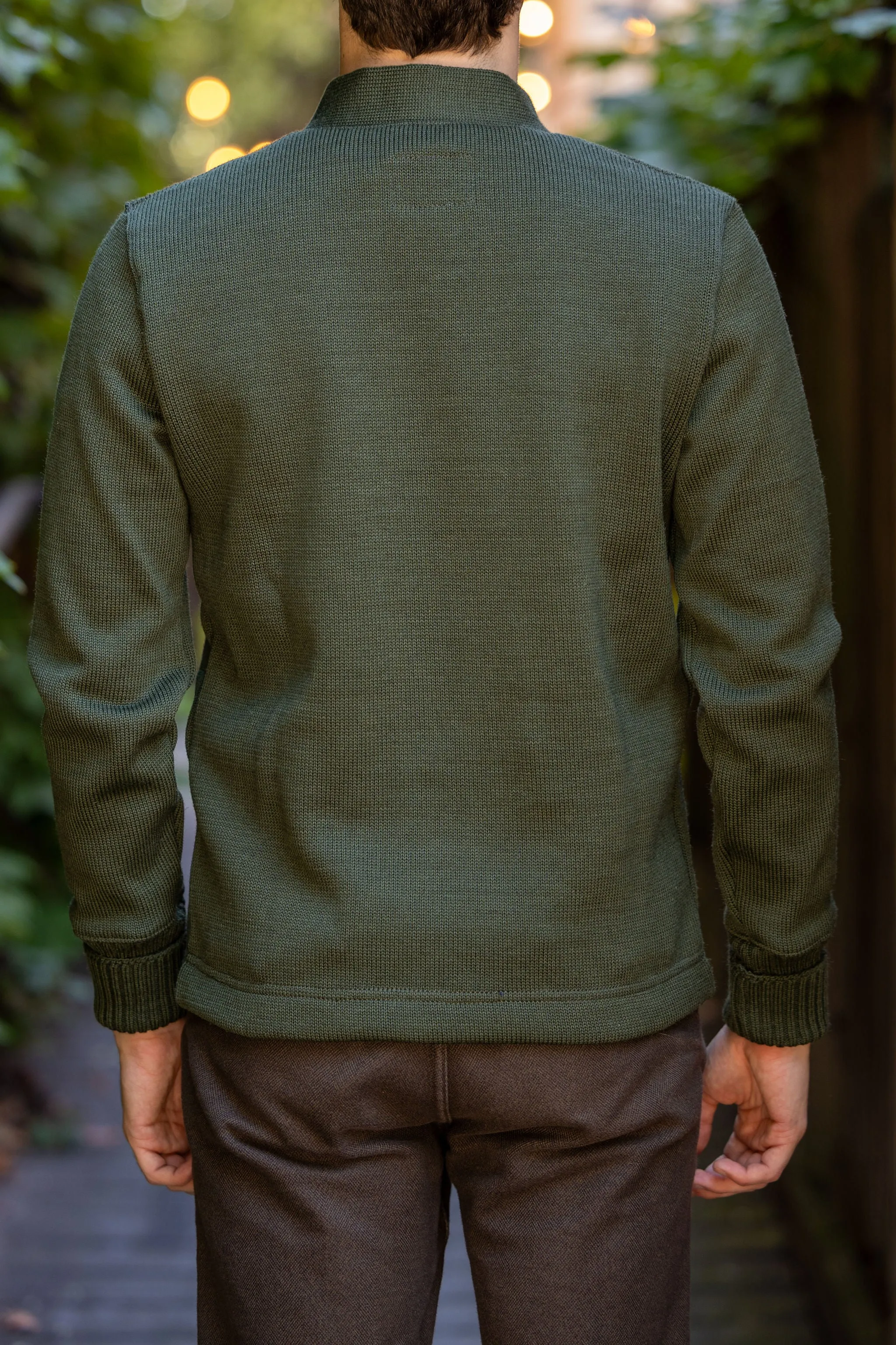 Dehen 1920 Classic Cardigan - Spruce sold by Franklin and Poe product image thumbnail 3