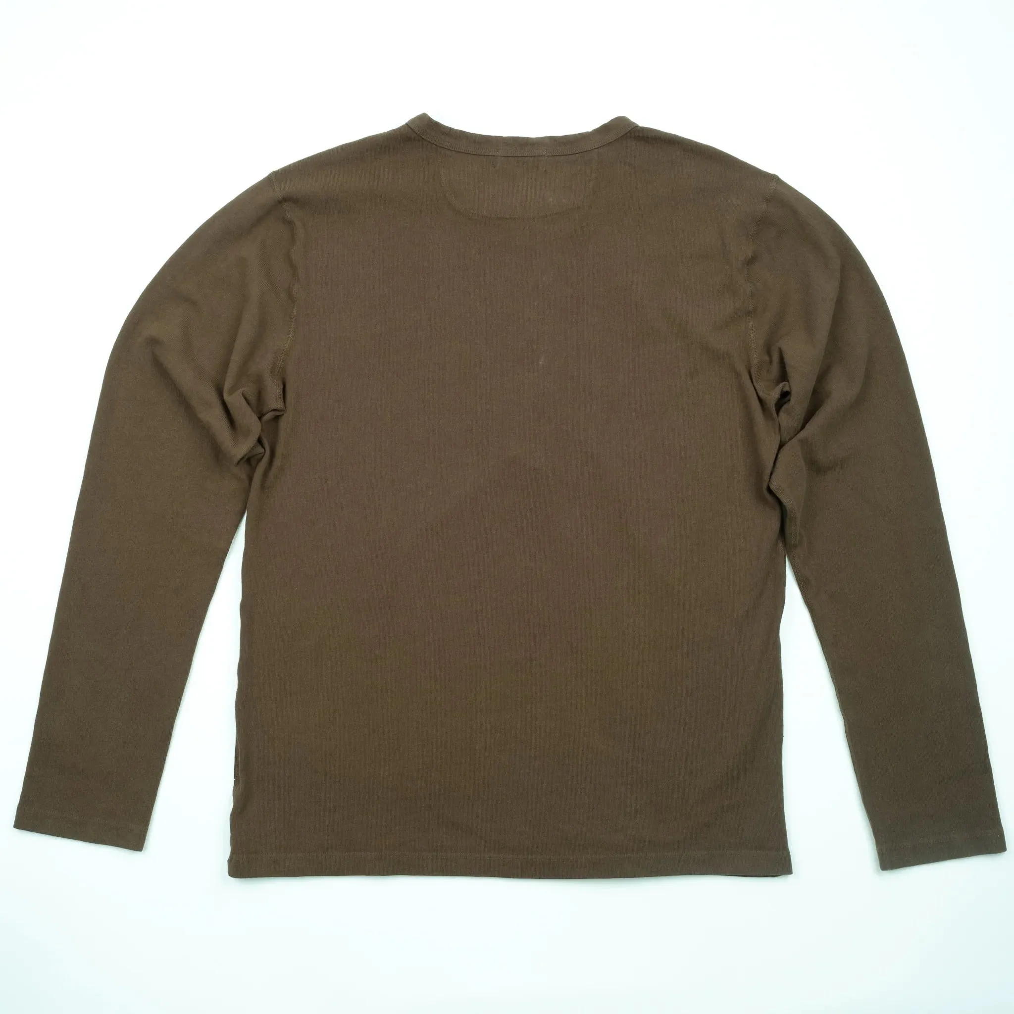 Freenote Cloth 13oz Henley L/S - Cedar sold by Franklin and Poe product image thumbnail 4