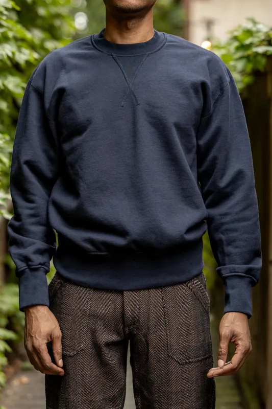 Freenote Cloth Deck Sweatshirt - Navy made by Freenote Cloth