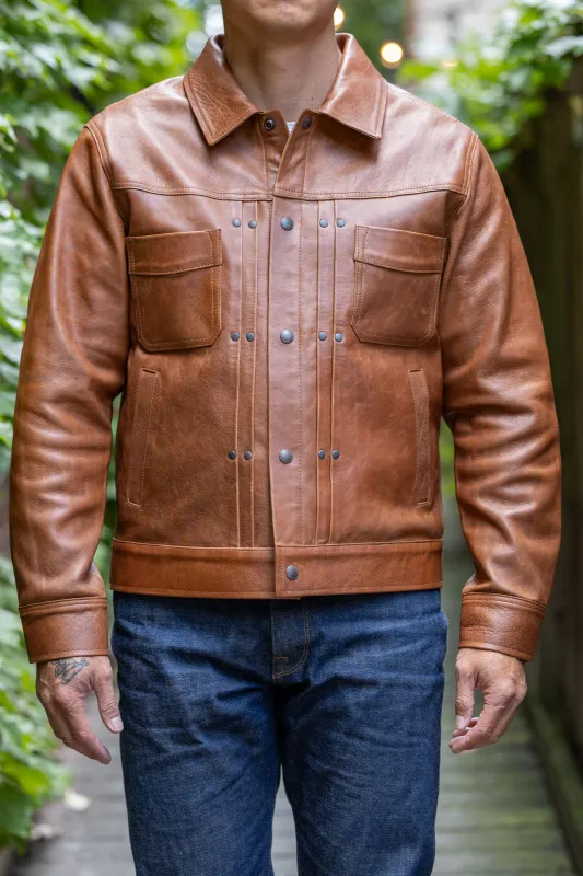 Freenote Cloth RJ-1 - Tobacco Maryam Horsehide sold by Franklin and Poe