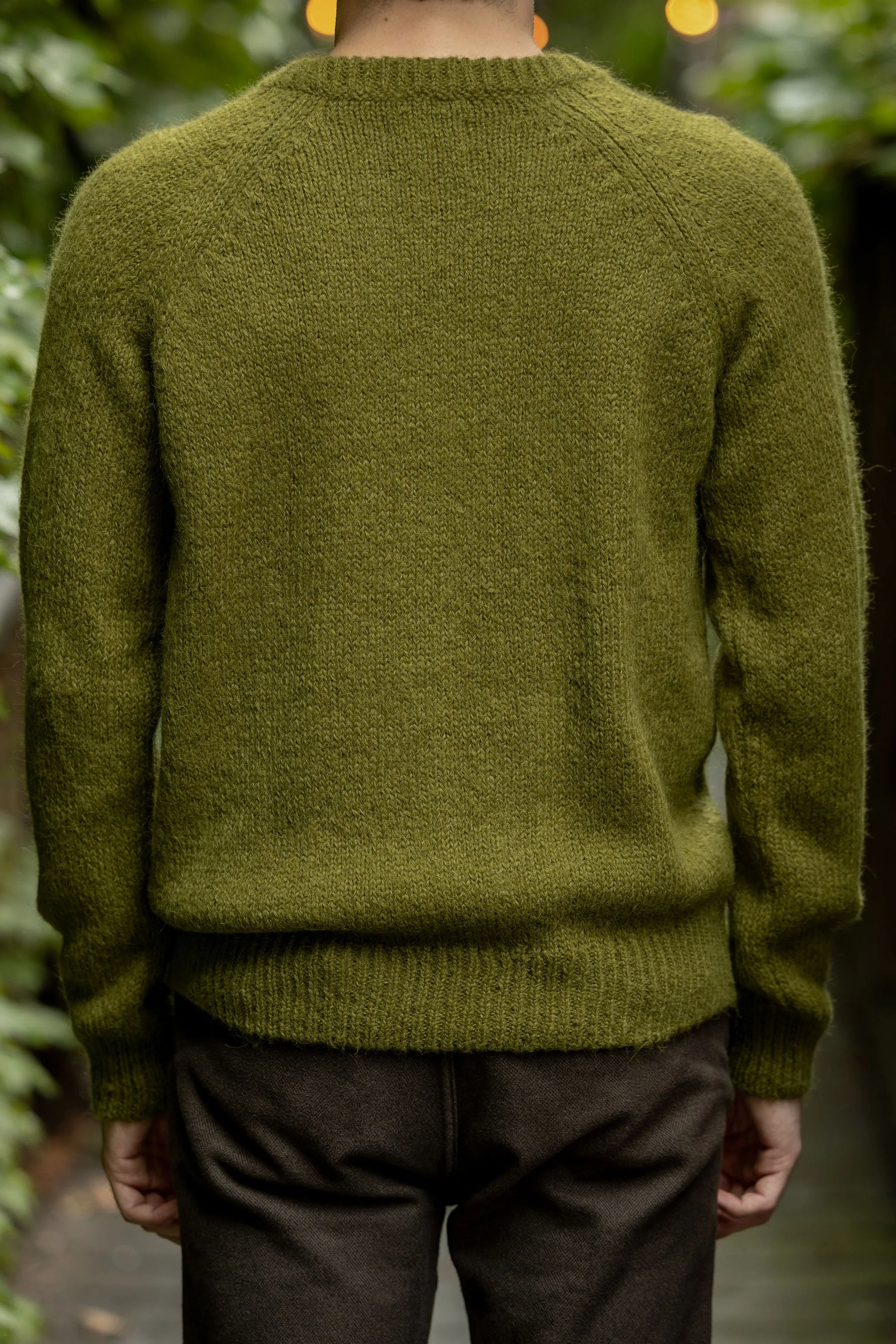 Knickerbocker Bud Alpaca Sweater - Chartreuse sold by Franklin and Poe product image thumbnail 3