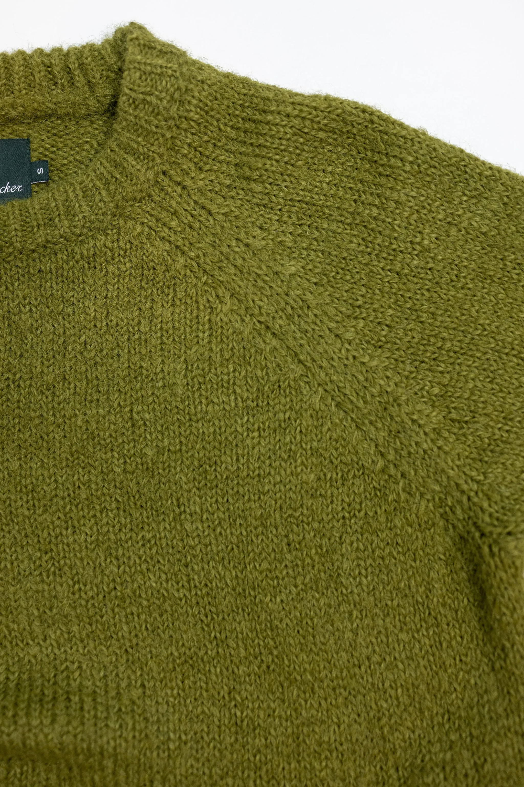 Knickerbocker Bud Alpaca Sweater - Chartreuse sold by Franklin and Poe product image thumbnail 5