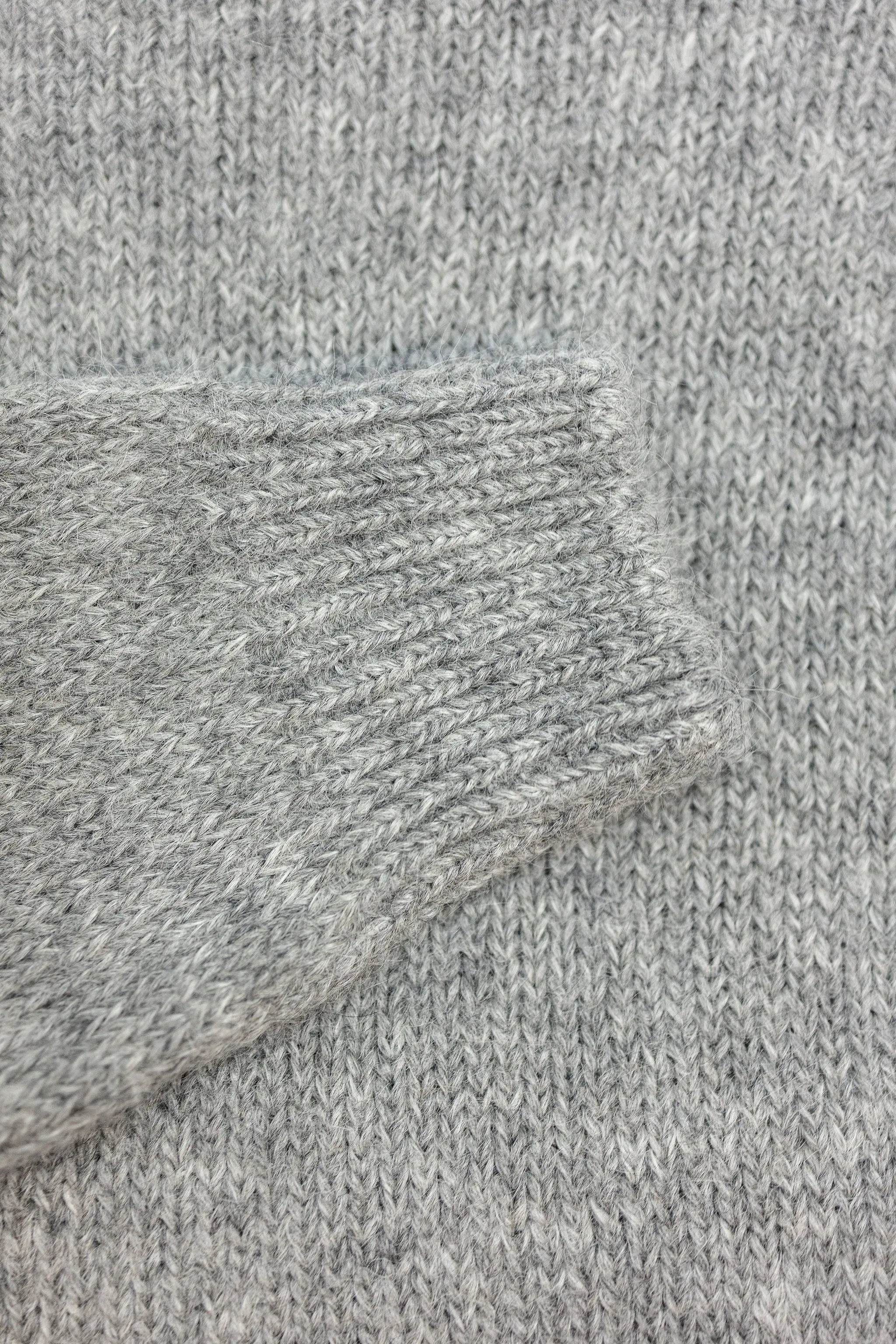 Knickerbocker Bud Alpaca Sweater - Fog Grey sold by Franklin and Poe product image thumbnail 5