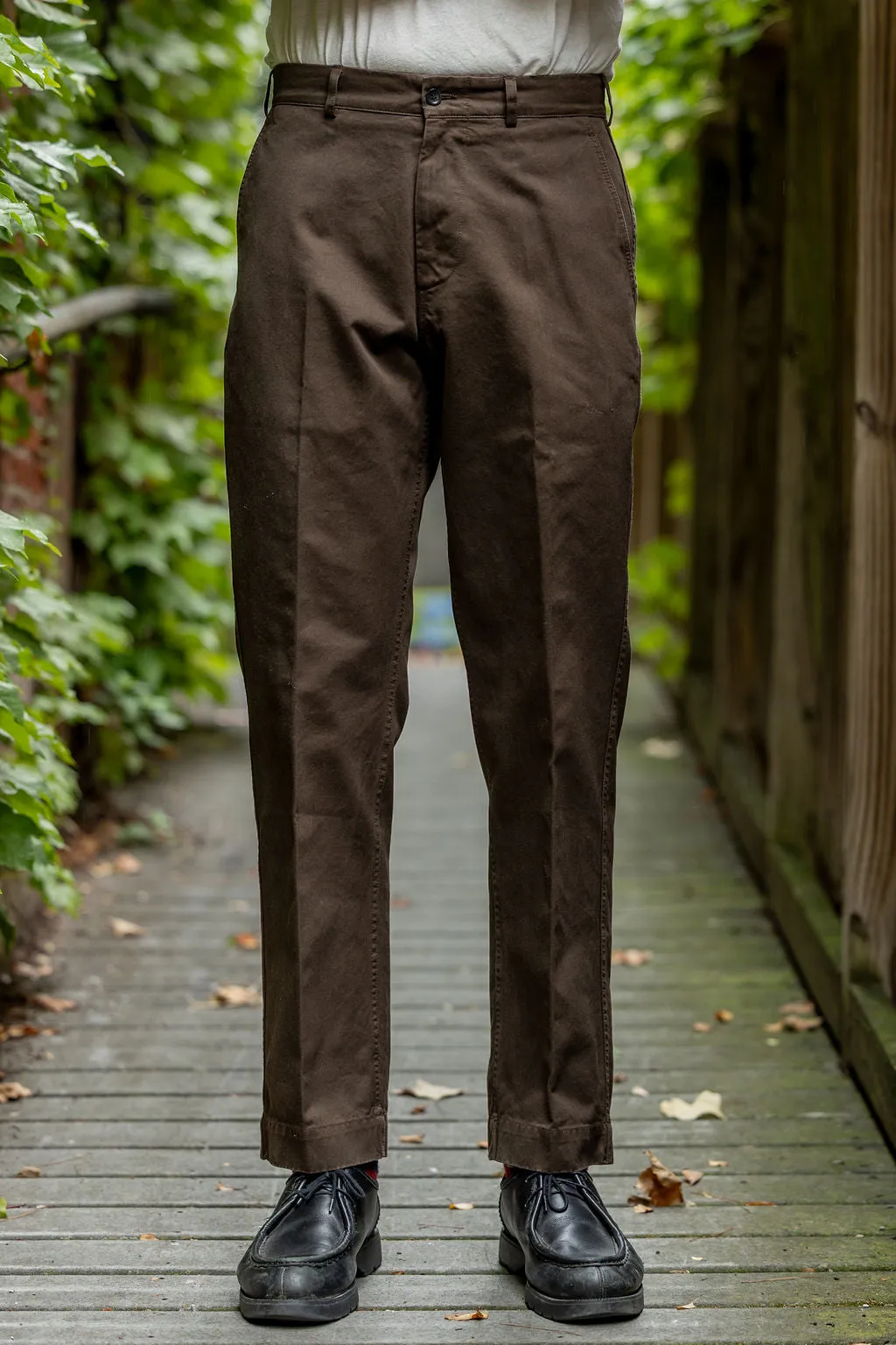 Knickerbocker Canal Tapered TwillForm Pant - Black Olive sold by Franklin and Poe