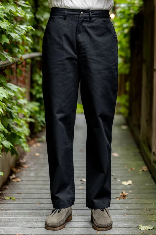 Knickerbocker Pacific Twill Pant - Black sold by Franklin and Poe