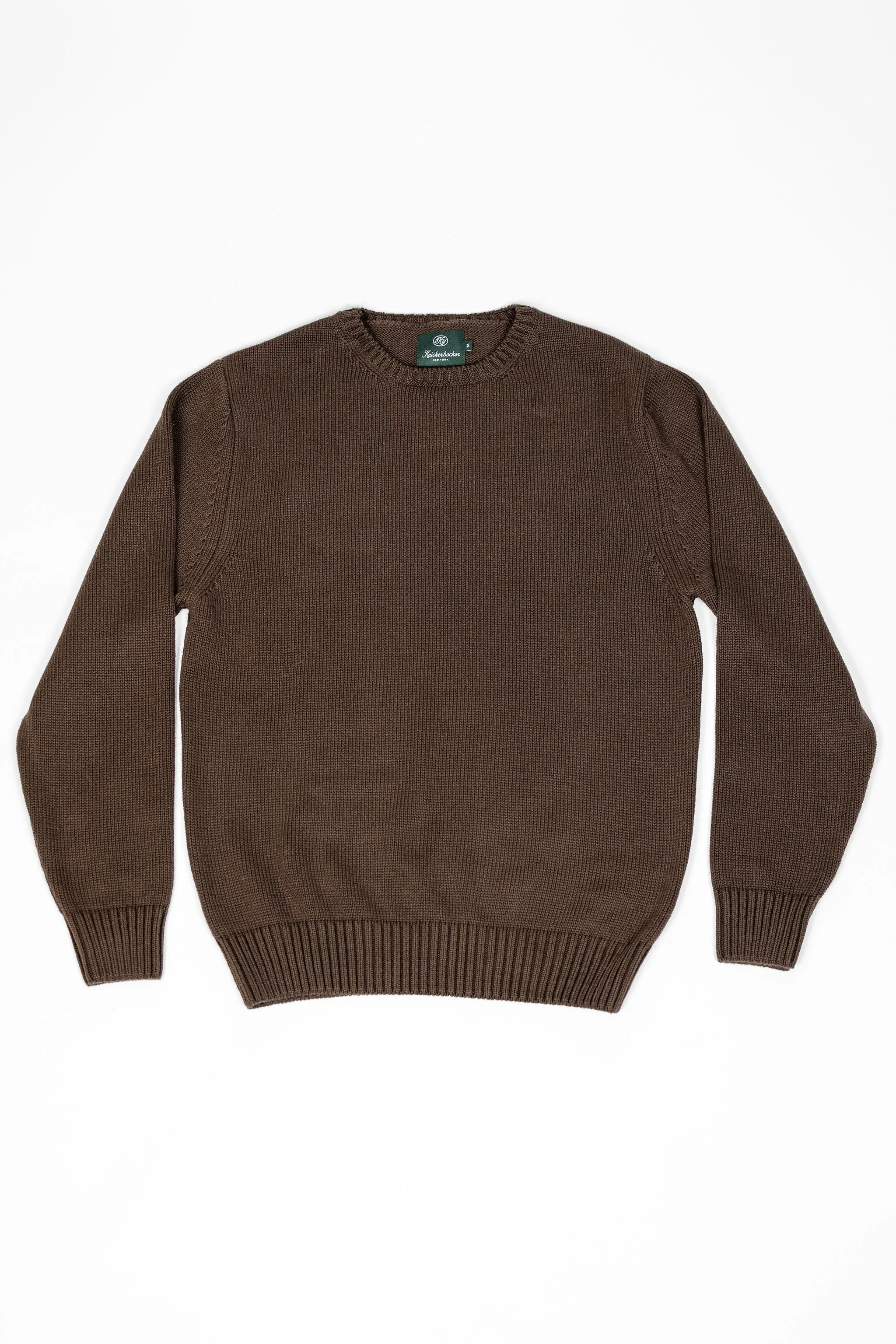 Knickerbocker Ivy Cotton Sweater - Brown sold by Franklin and Poe