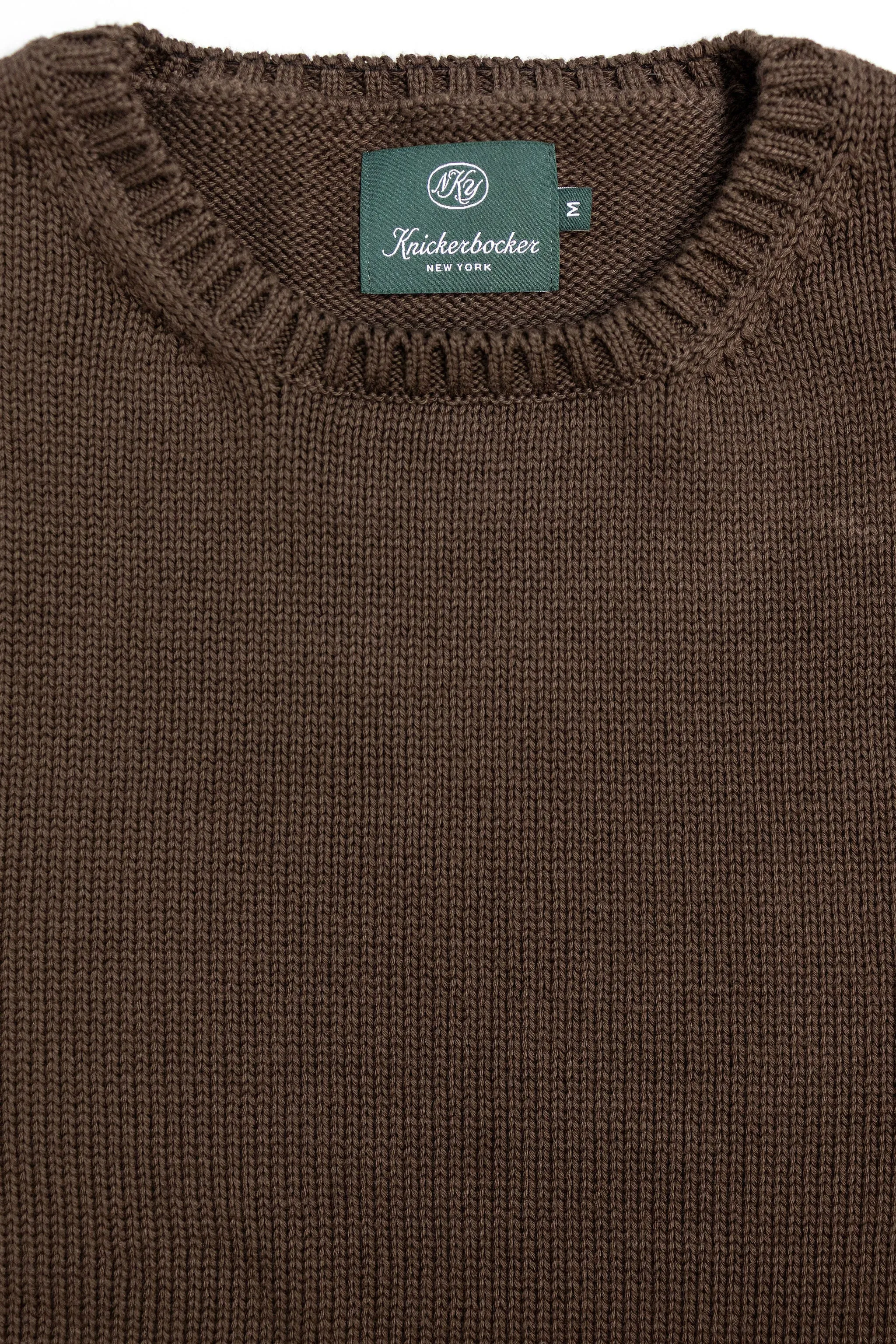 Knickerbocker Ivy Cotton Sweater - Brown sold by Franklin and Poe product image thumbnail 3