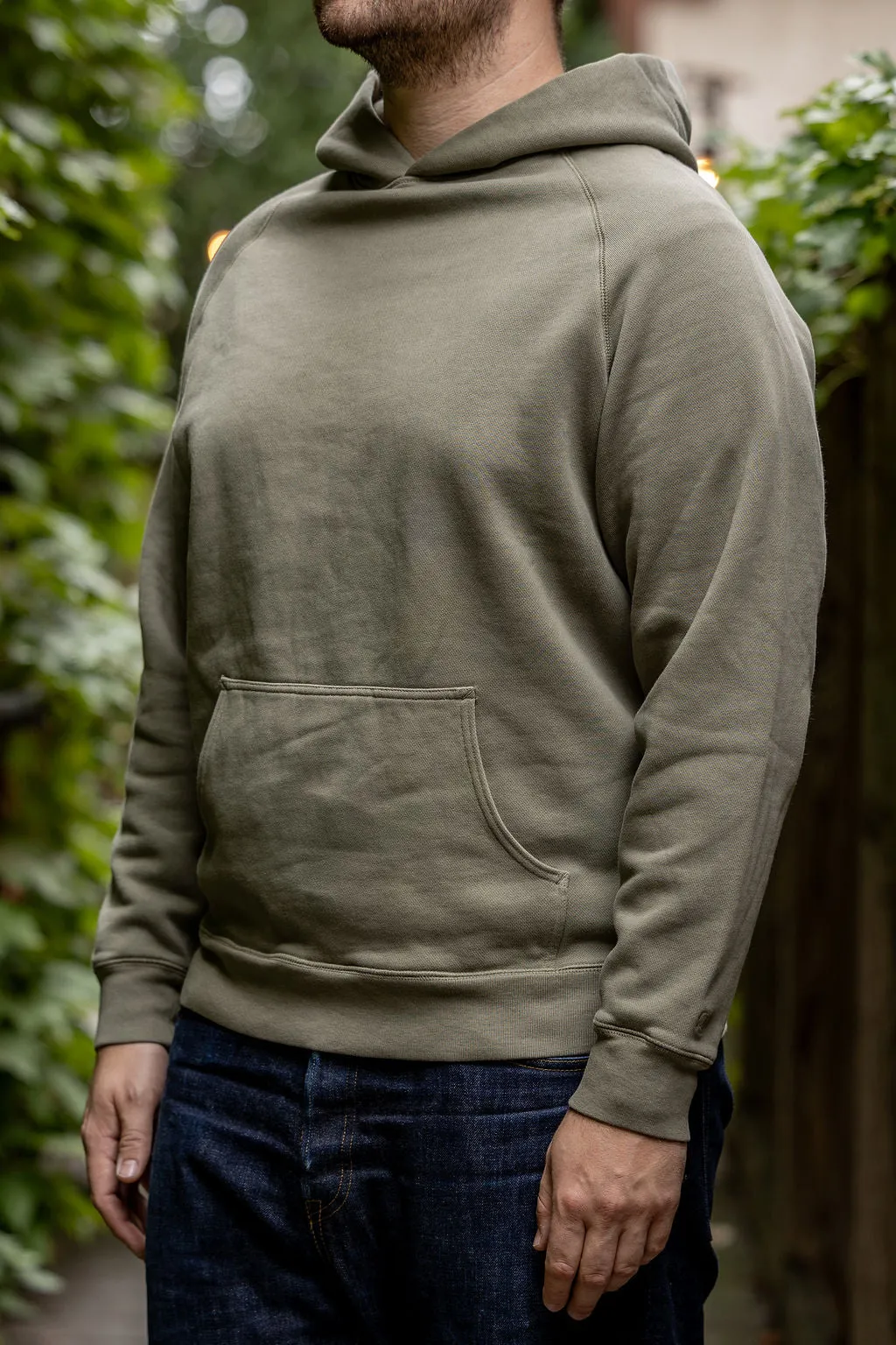 Knickerbocker Stadium Loft Knit Hoodie - Laurel sold by Franklin and Poe product image thumbnail 2