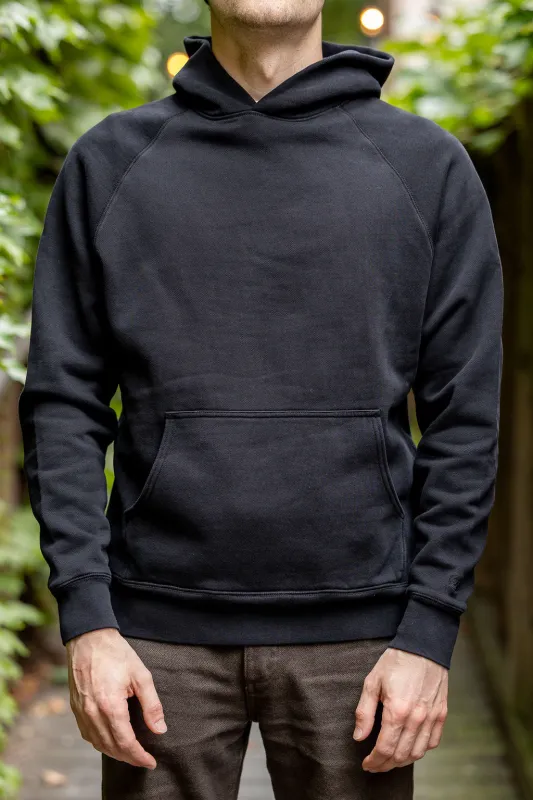 Knickerbocker Stadium Loft Knit Hoodie - Black sold by Franklin and Poe