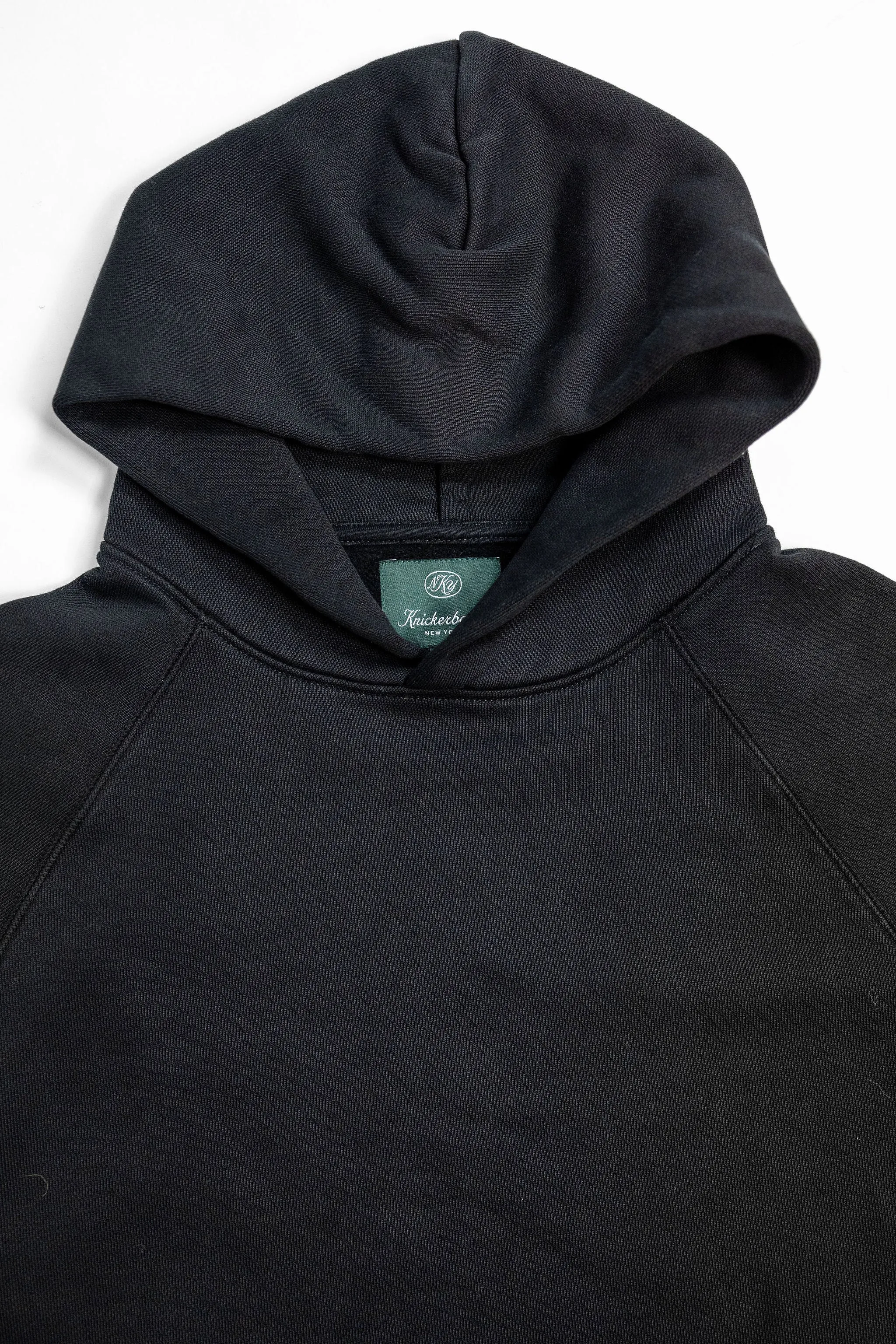 Knickerbocker Stadium Loft Knit Hoodie - Black sold by Franklin and Poe product image thumbnail 5