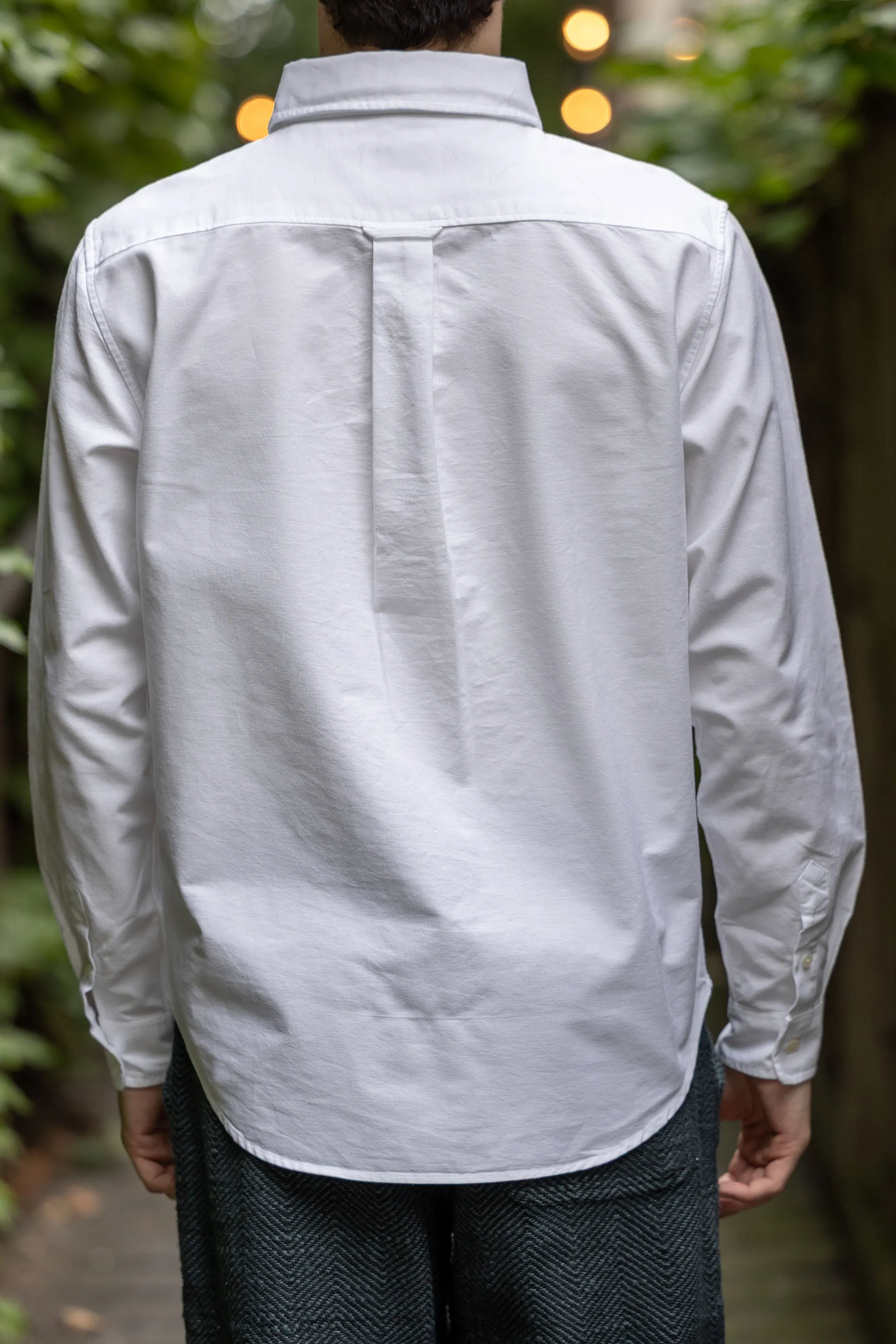 Knickerbocker "Beefy" Cotton Oxford - White sold by Franklin and Poe product image thumbnail 3