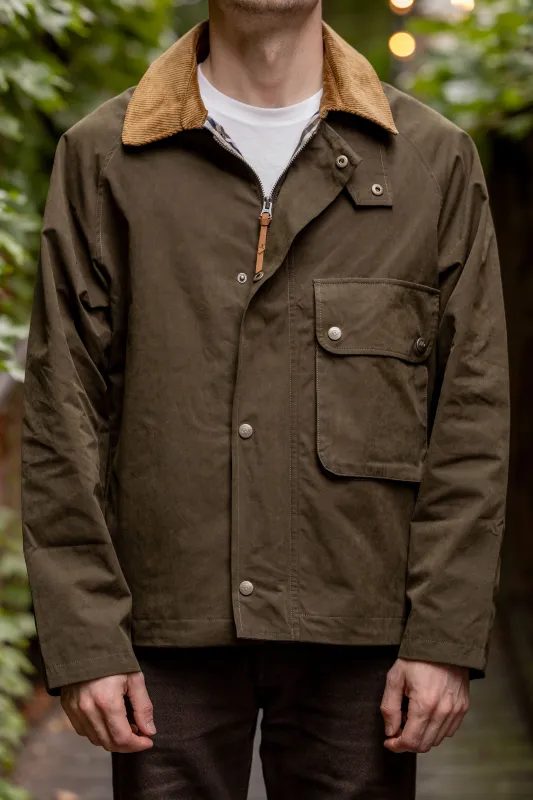 Knickerbocker Bay Waxed Cotton & Nylon Jacket sold by Franklin and Poe