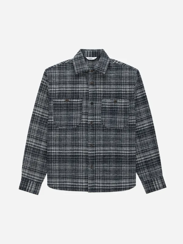 3sixteen Utility Flannel - Static Plaid sold by Franklin and Poe